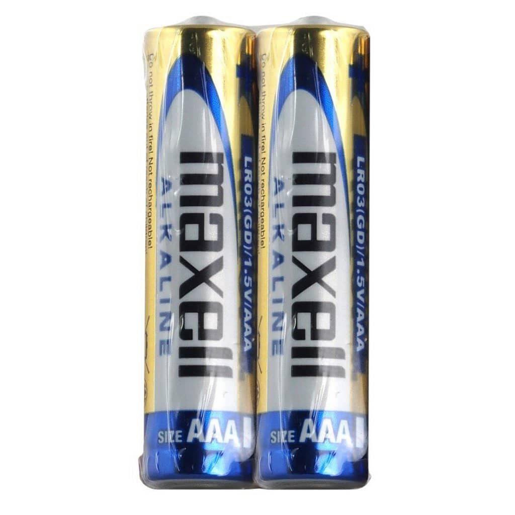 Batérie alkalické Maxell Alkaline AAA LR03 - 2 ks balenie